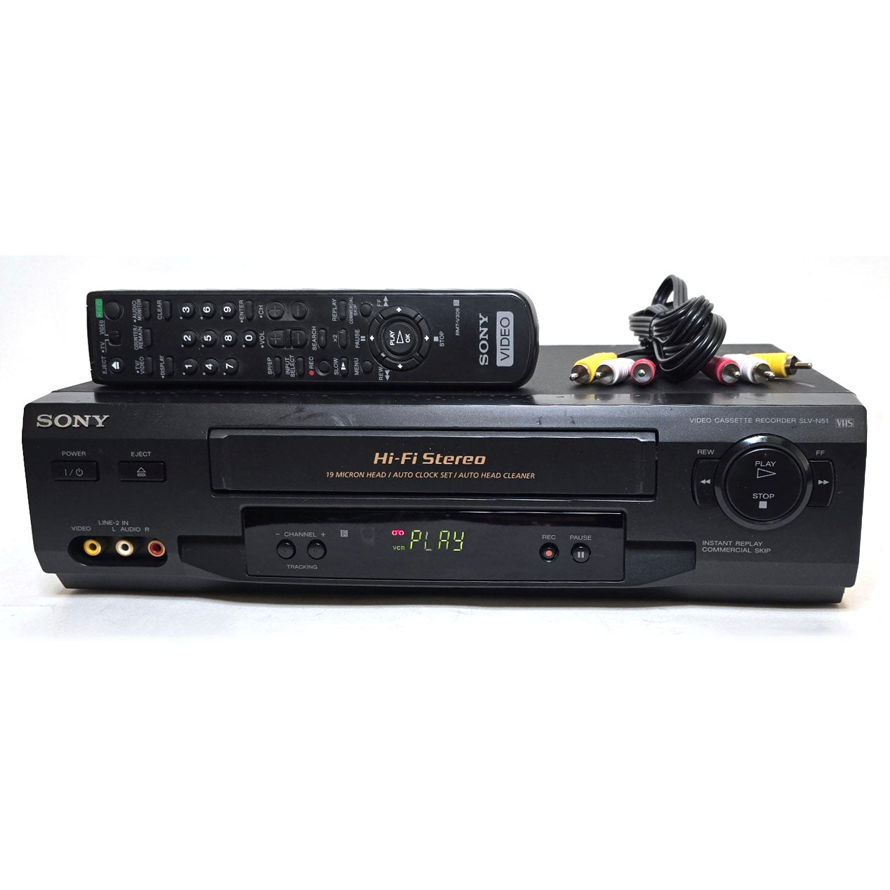 Sony SLV-N51 VCR, 4-Head Hi-Fi Stereo