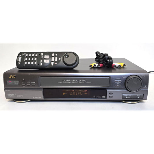 JVC HR-VP628U VCR, 4-Head Hi-Fi Stereo, Flying Erase