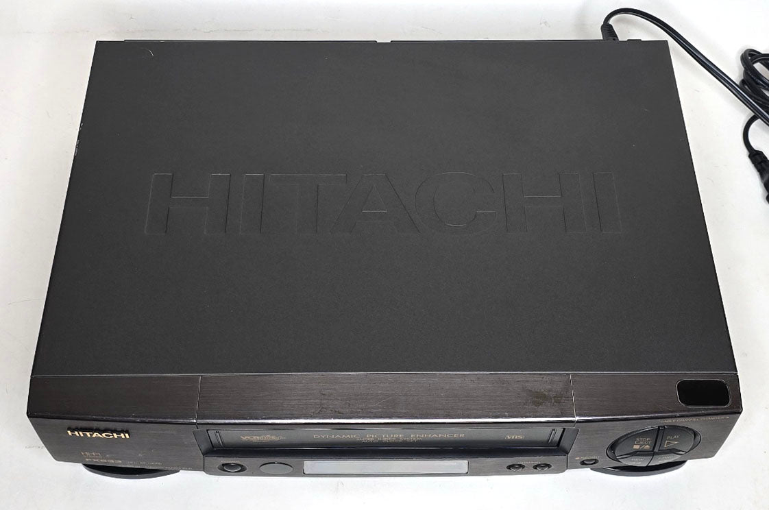 Hitachi VT-FX633A VCR, 4-Head Hi-Fi Stereo - Top