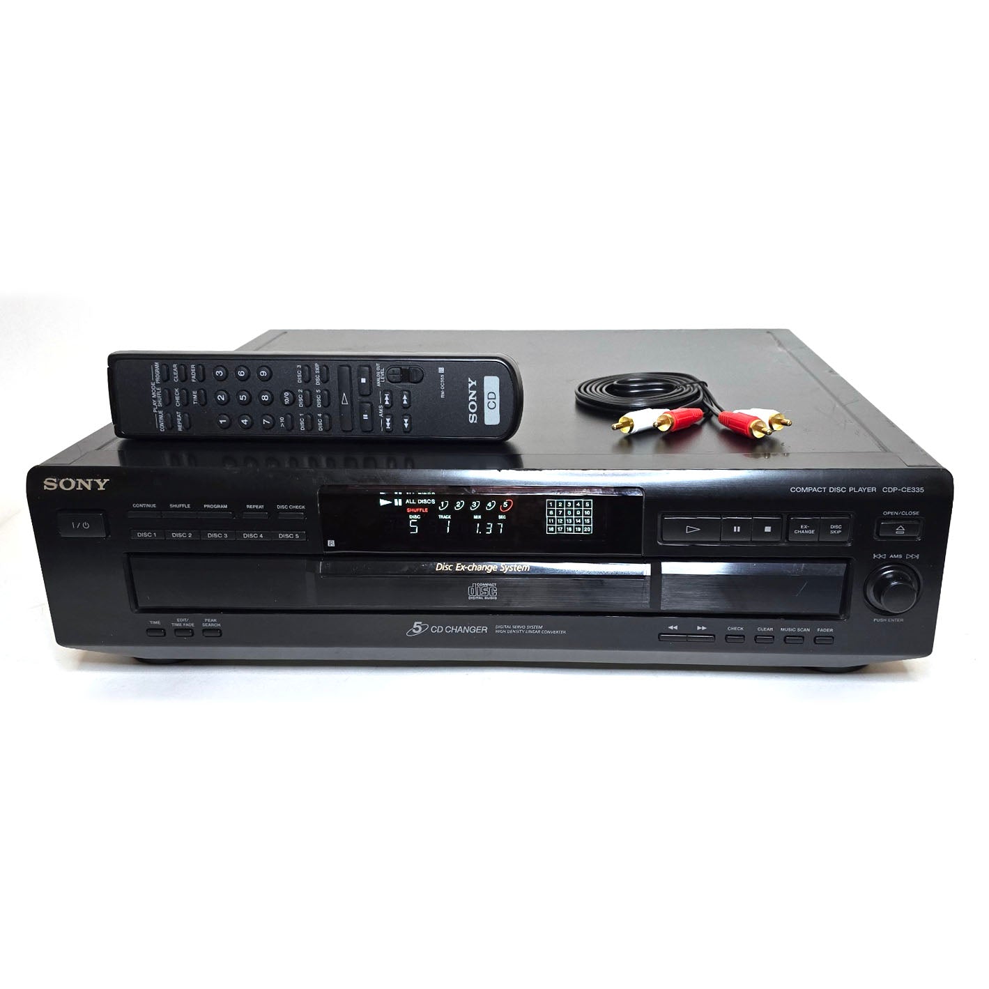 Sony CDP-CE335 5-Disc Carousel CD Changer