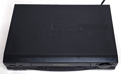 Sony SLV-N55 VCR, 4-Head Hi-Fi Stereo - Top