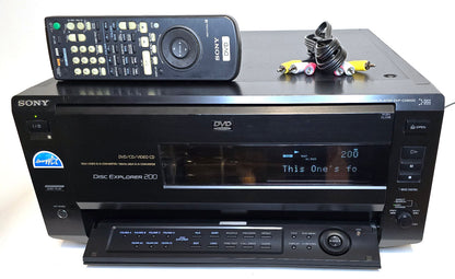 Sony DVP-CX850D Disc Explorer 200 DVD/CD Changer - Control Door Open