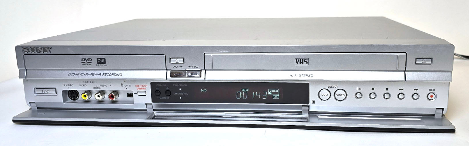 Sony RDR-VX530 VCR/DVD Recorder Combo - Front