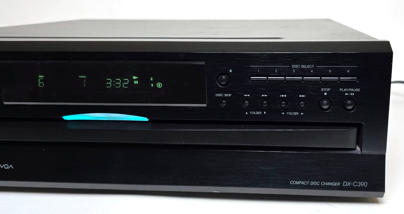 Onkyo DX-C390 6-Disc Carousel CD Changer - Right