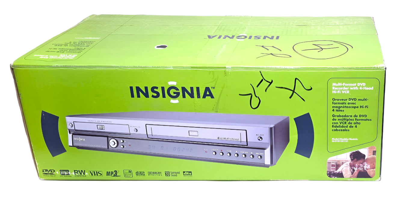 Insignia IS-DVD100121 VCR/DVD Recorder Combo - Box