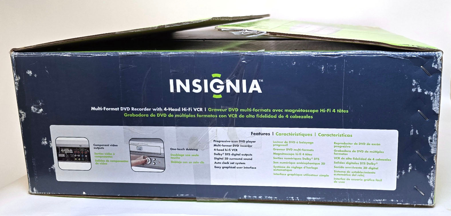 Insignia IS-DVD100121 VCR/DVD Recorder Combo - Box Side