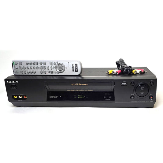 Sony SLV-N77 VCR, 4-Head Hi-Fi Stereo