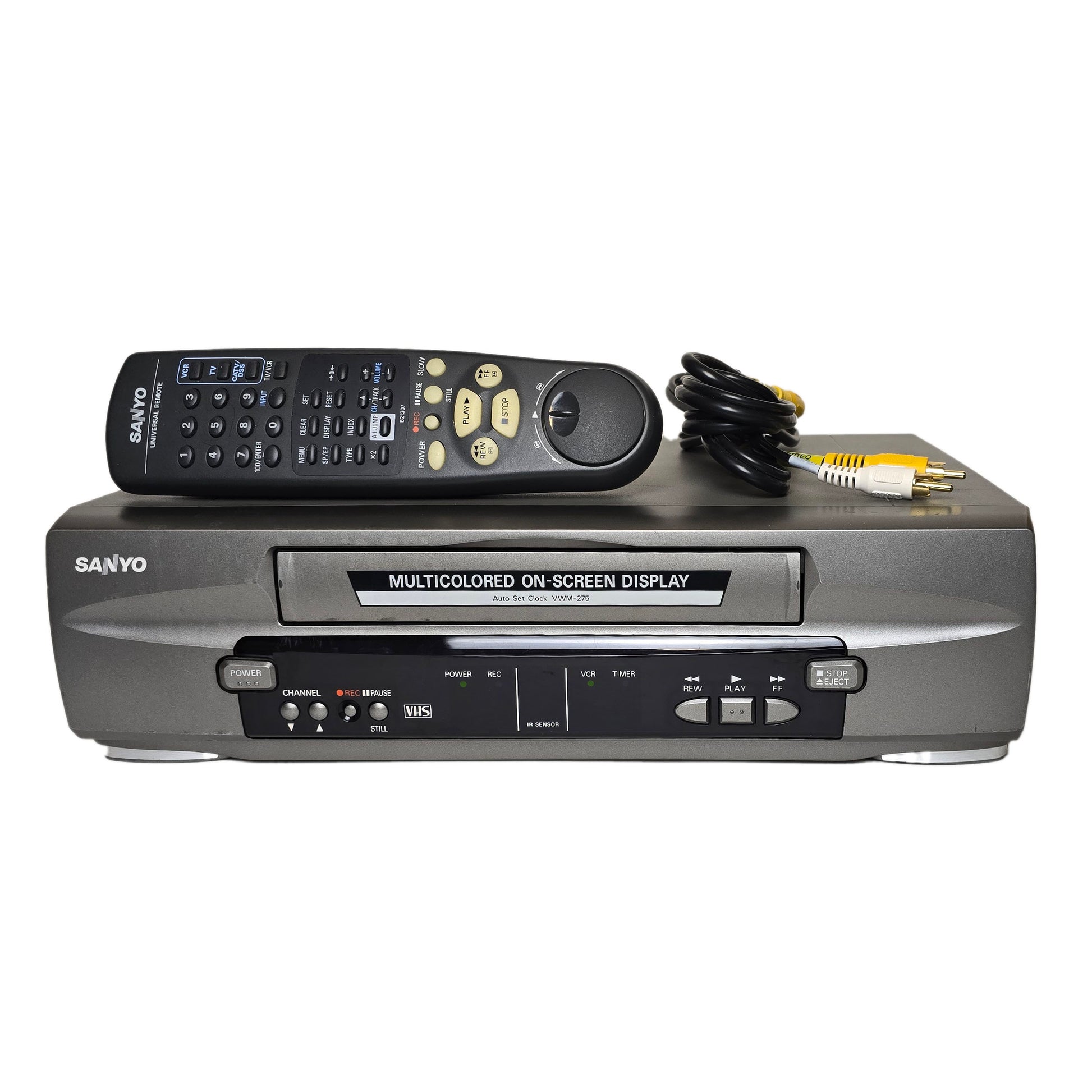 Sanyo VWM-275 VCR, 2-Head Mono