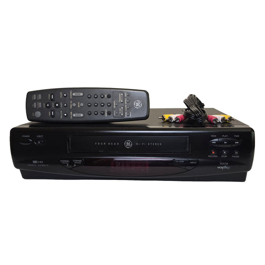 GE VG4258 VCR, 4-Head Hi-Fi Stereo