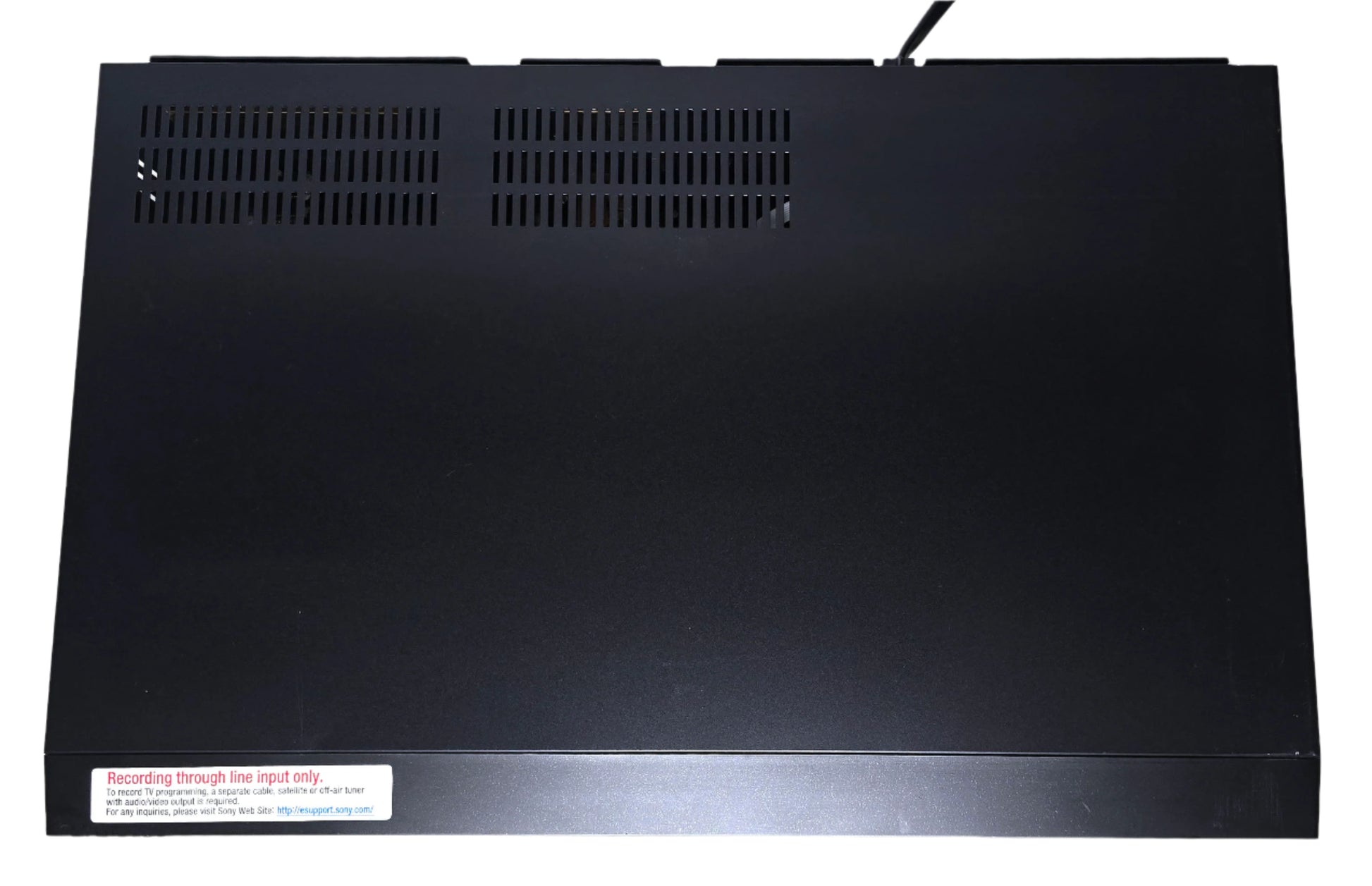 Sony SLV-D281P VCR/DVD Player Combo - Top