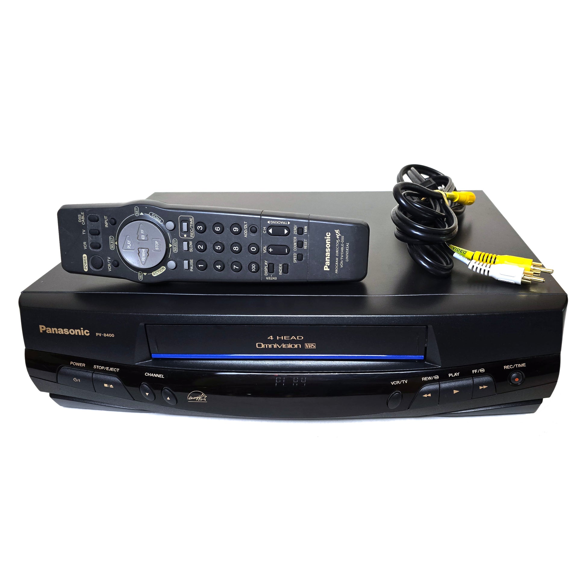 Panasonic PV-8400 Omnivision VCR, 4-Head Mono