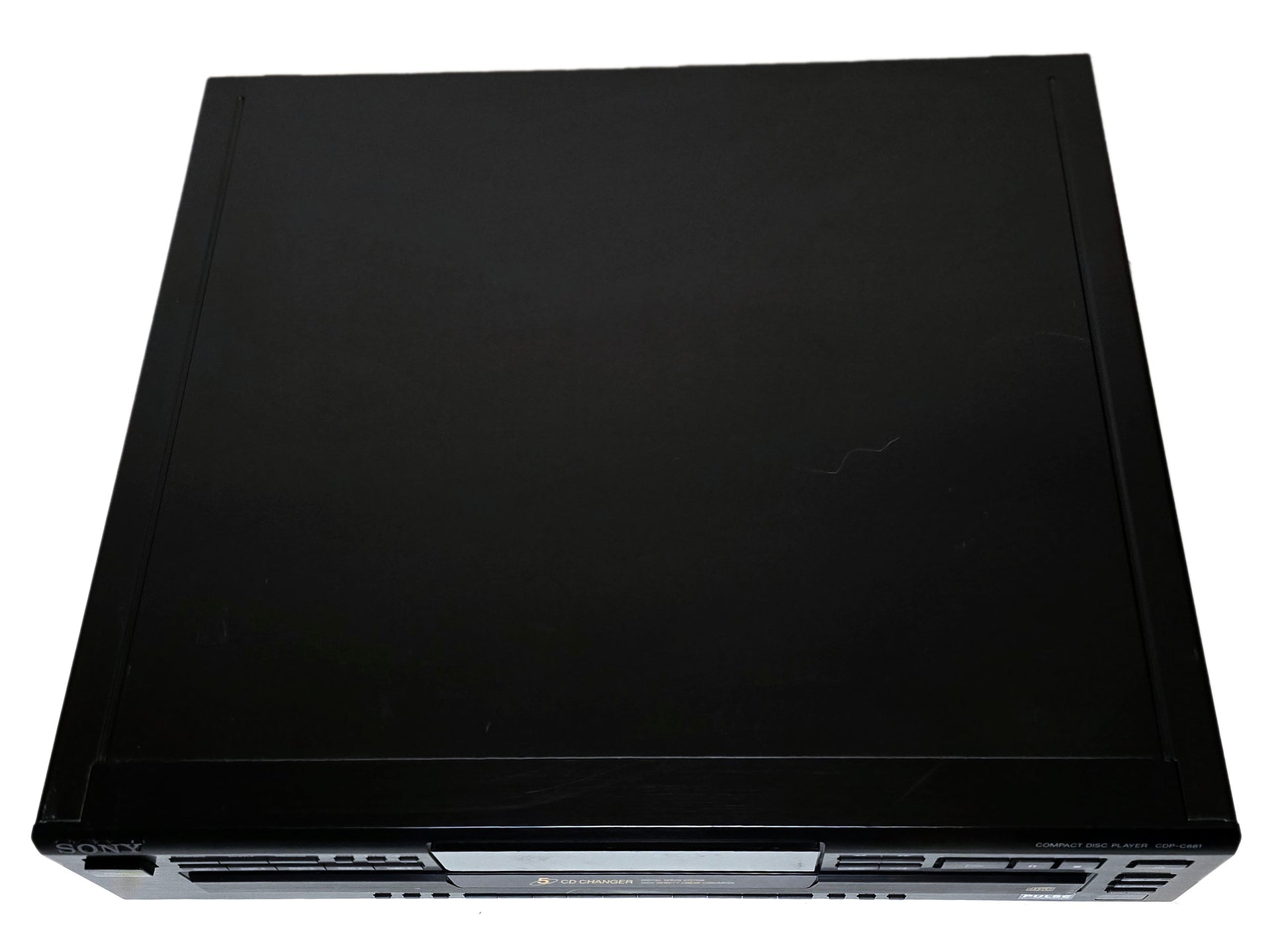Sony CDP-C661 5-Disc Carousel CD Changer - Top
