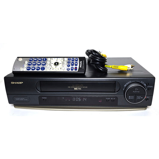 Sharp VC-A523U VCR, 4-Head Mono