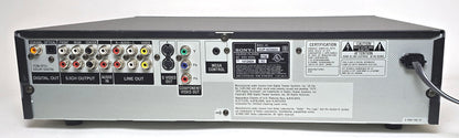 Sony DVP-NC650V DVD/CD/SACD Player, 5 Disc Carousel Changer - Rear
