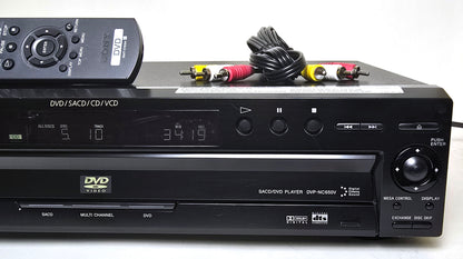 Sony DVP-NC650V DVD/CD/SACD Player, 5 Disc Carousel Changer - Right