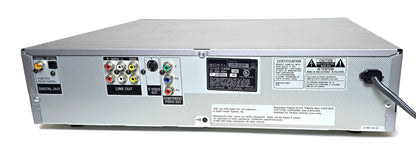 Sony DVP-NC600 DVD/CD Player, 5 Disc Carousel Changer, Silver - Rear