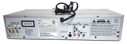Philips DVD750VR VCR/DVD Player Combo - Rear