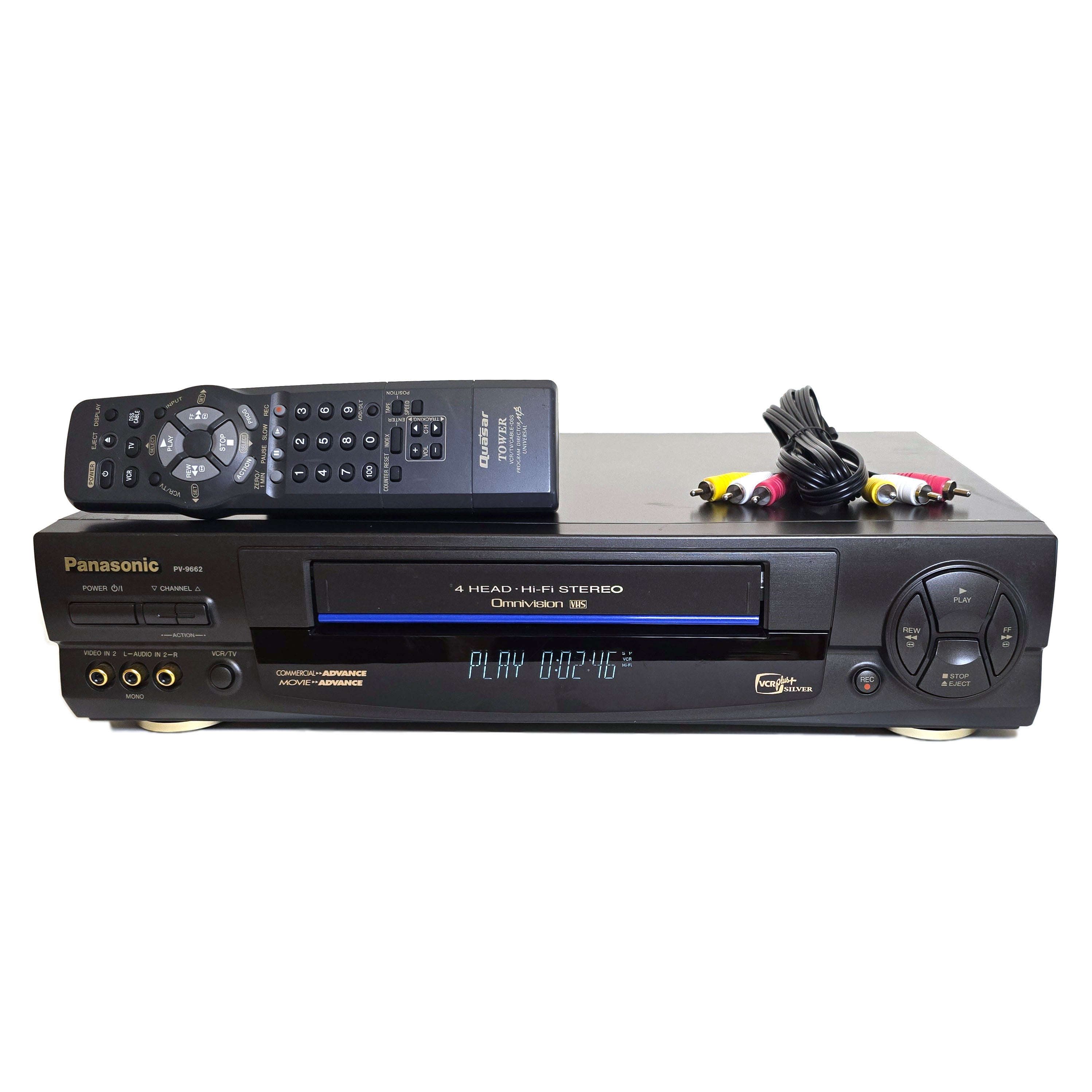 Panasonic VHSビデオ&DVDプレーヤー Amazon | パナソニック DVDプレーヤー VHSビデオ一体型 NV-VP32