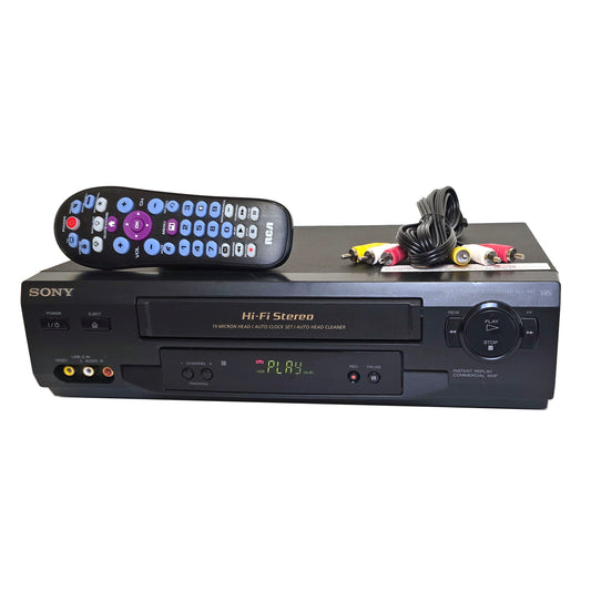 Sony SLV-N51 VCR, 4-Head Hi-Fi Stereo
