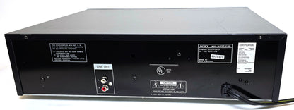 Sony CDP-C345 5-Disc Carousel CD Changer - Rear