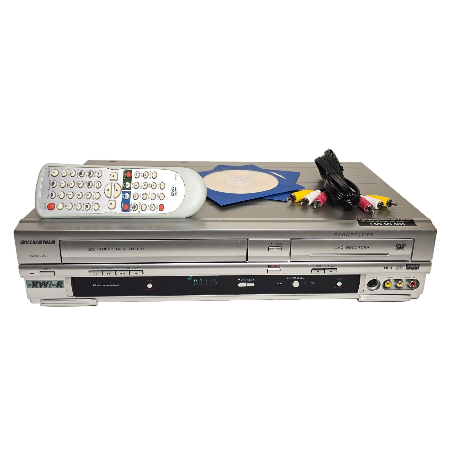 Sylvania DVR90VF VCR/DVD Recorder Combo