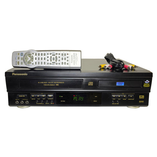 Panasonic PV-D4741 Omnivision VCR/DVD Player Combo