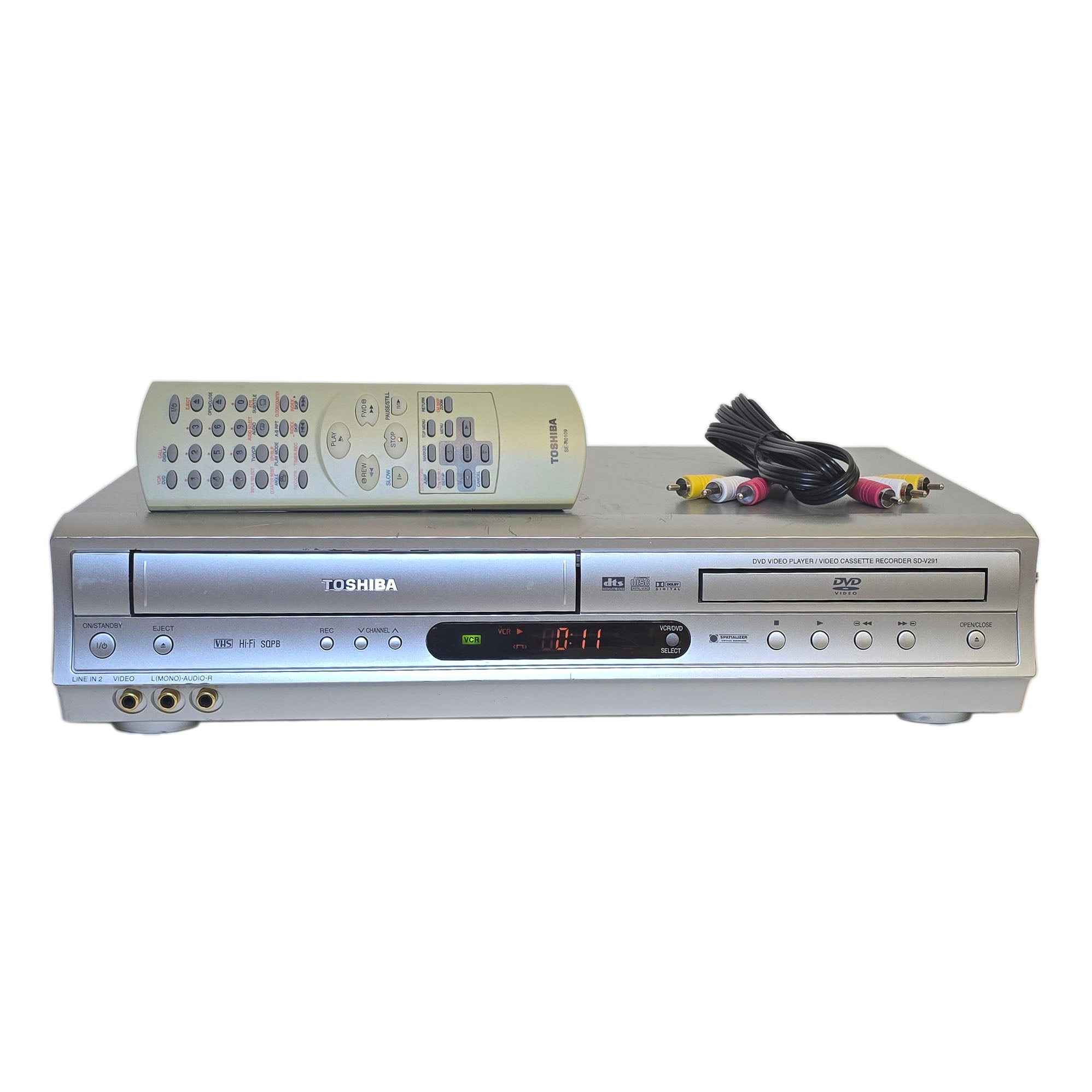 Toshiba SD-V291U VHS VCR/DVD Player Combo – VCR-DVD.com