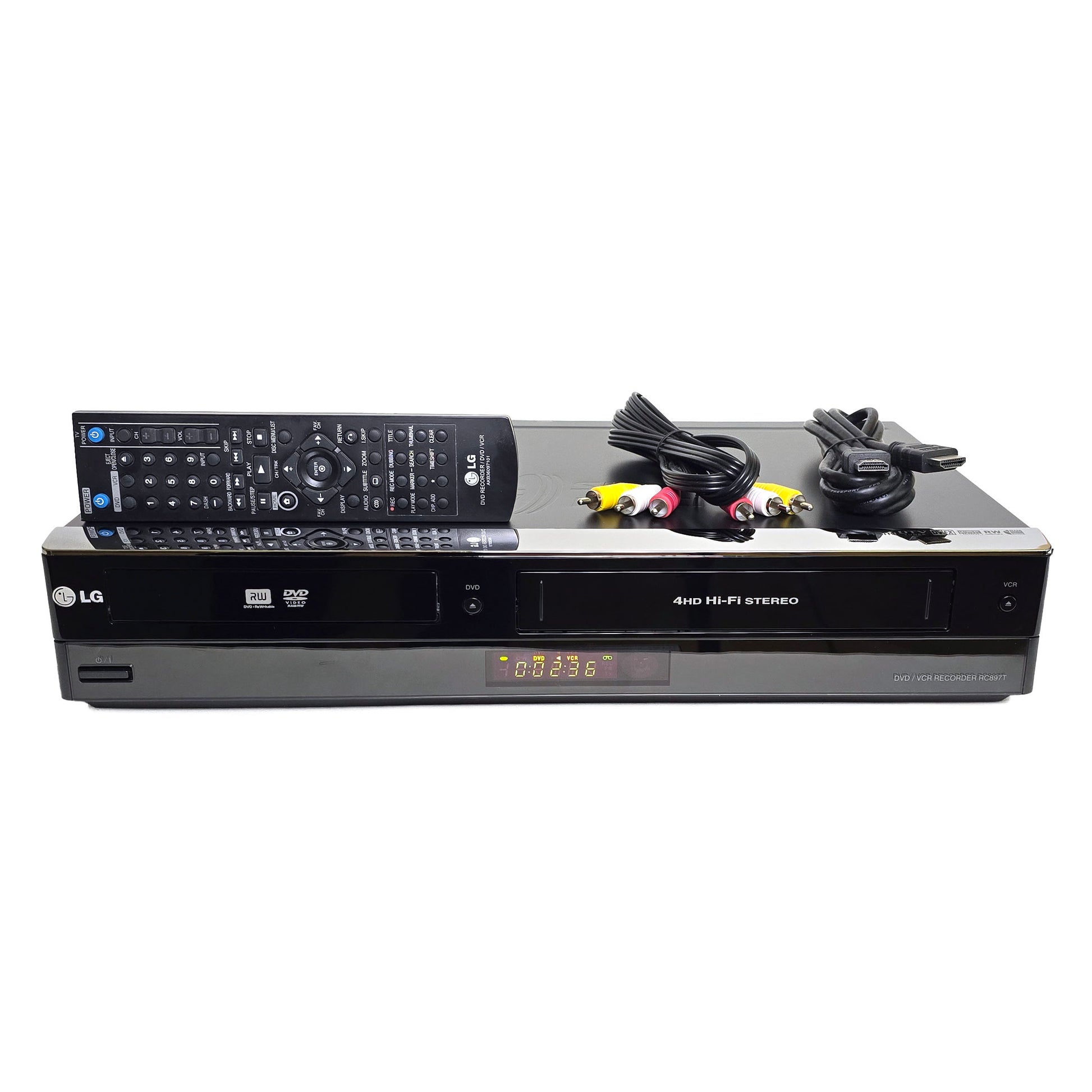 LG RC897T VCR/DVD Recorder Combo with HDMI, Digital Tuner