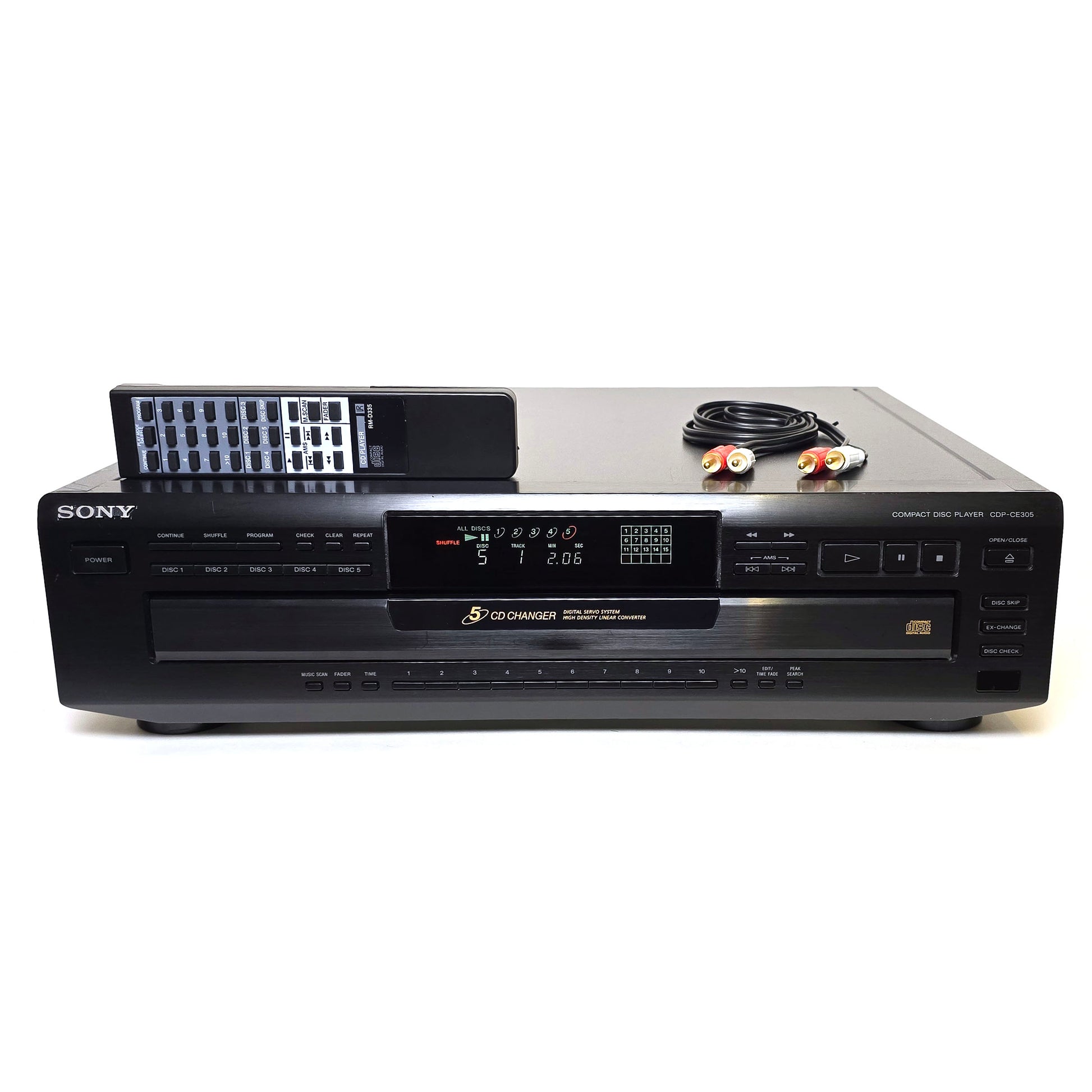 Sony CDP-CE305 5-Disc Carousel CD Changer