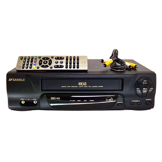 Sansui VCR4510D VCR, 4-Head Mono