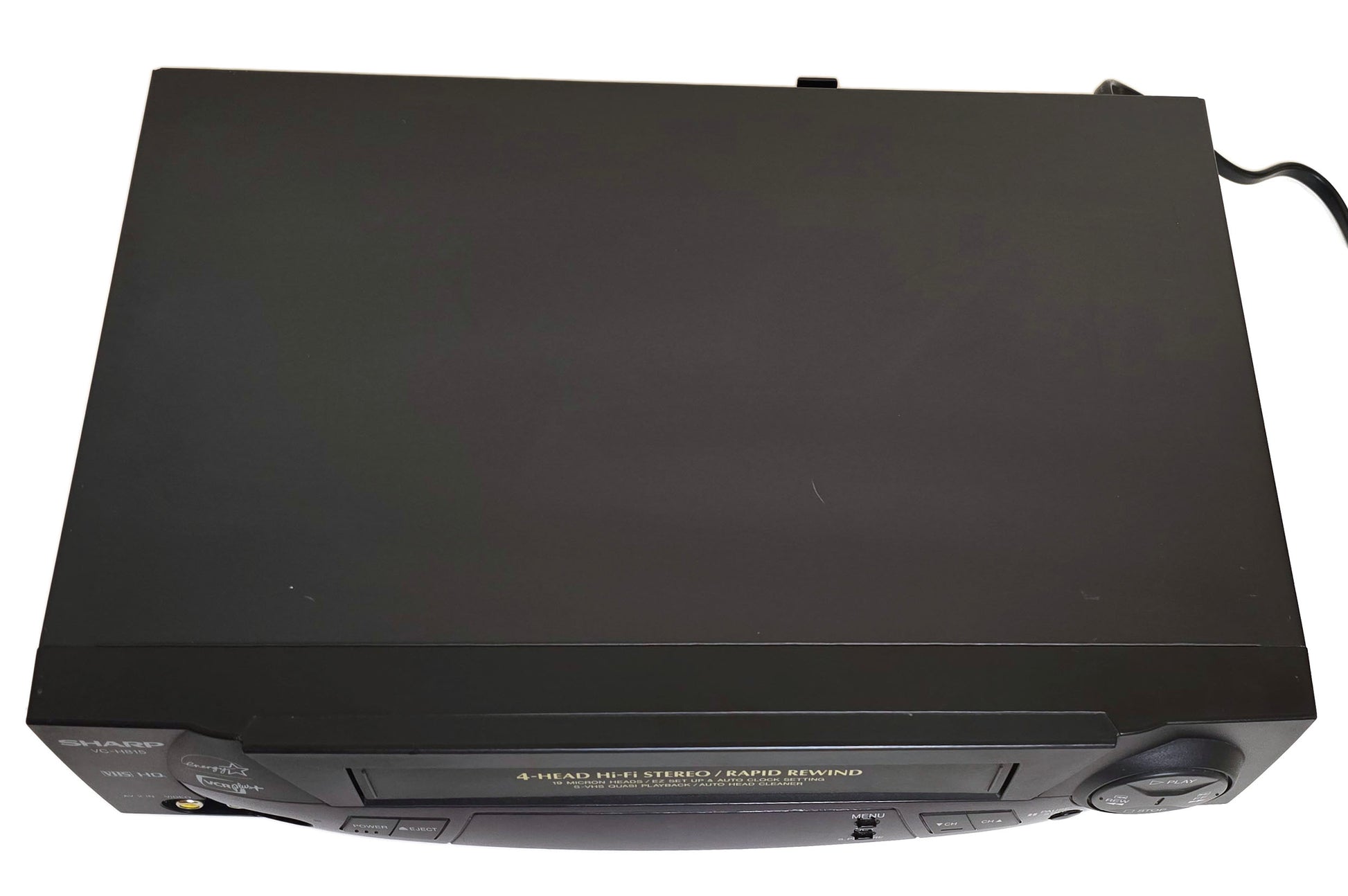 Sharp VC-H815U VCR, 4-Head Hi-Fi Stereo - Top