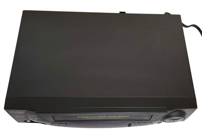 Sharp VC-H815U VCR, 4-Head Hi-Fi Stereo - Top