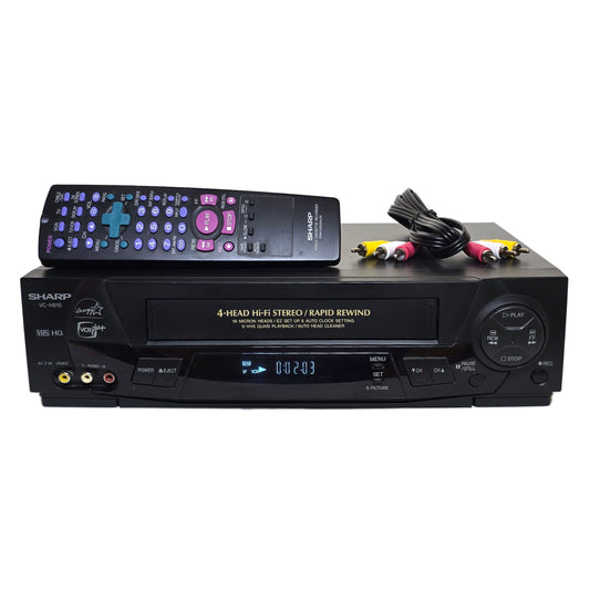 Sharp VC-H815U VCR, 4-Head Hi-Fi Stereo