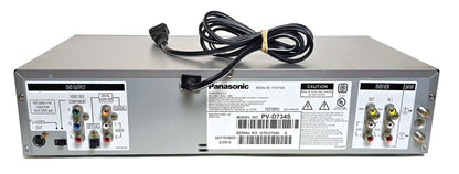 Panasonic PV-D734S Omnivision VCR/DVD Player Combo - Rear