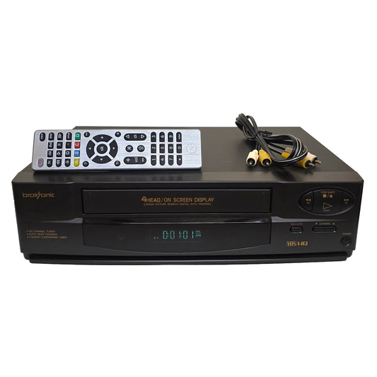 Broksonic VHSA-6741CTTCT VCR, 4-Head Mono