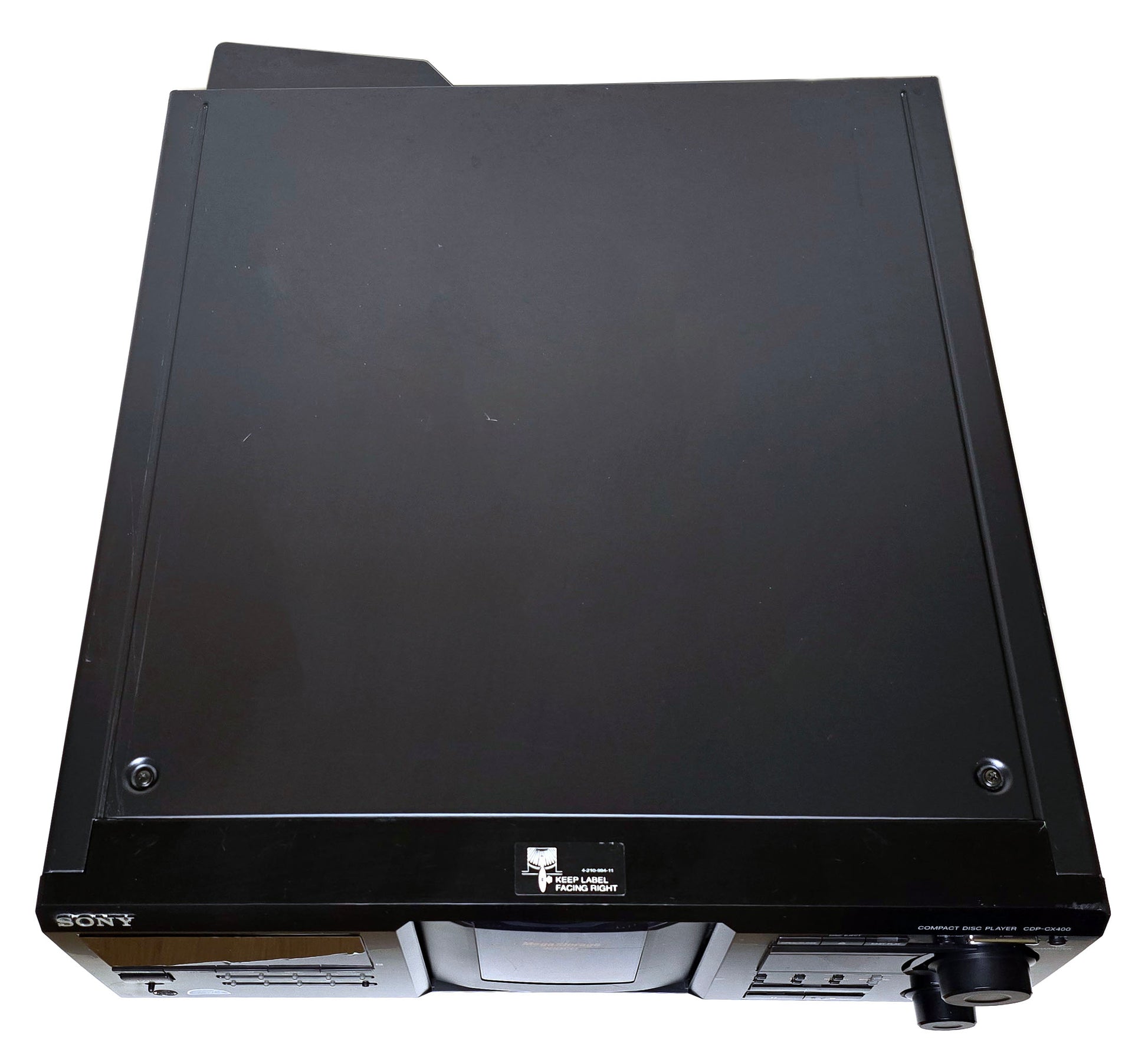 Sony CDP-CX400 MegaStorage 400 CD Changer - Top