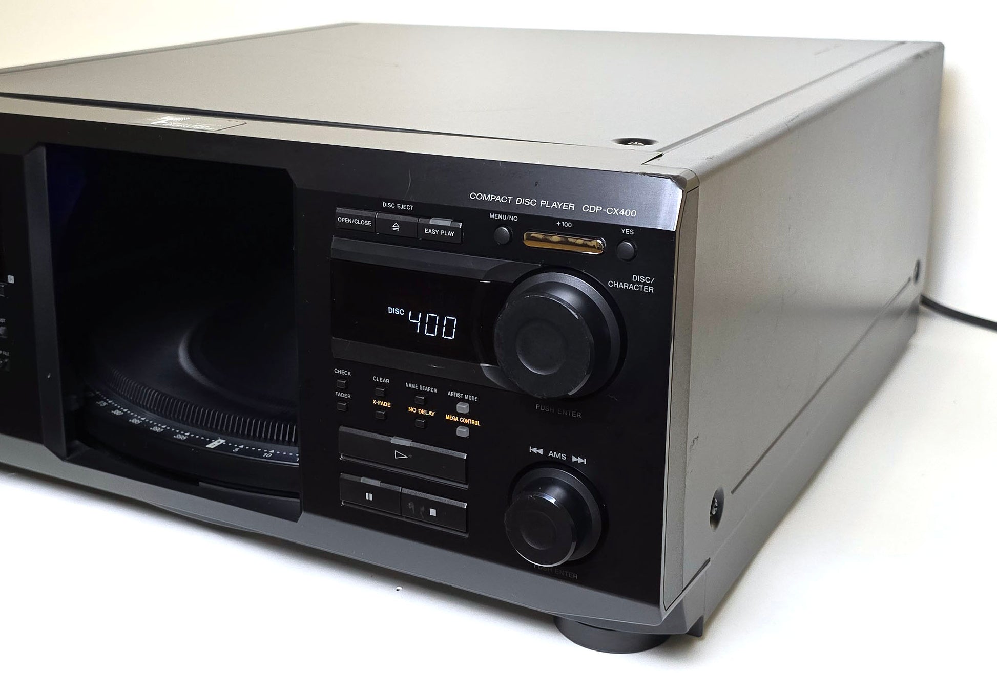 Sony CDP-CX400 MegaStorage 400 CD Changer - Right