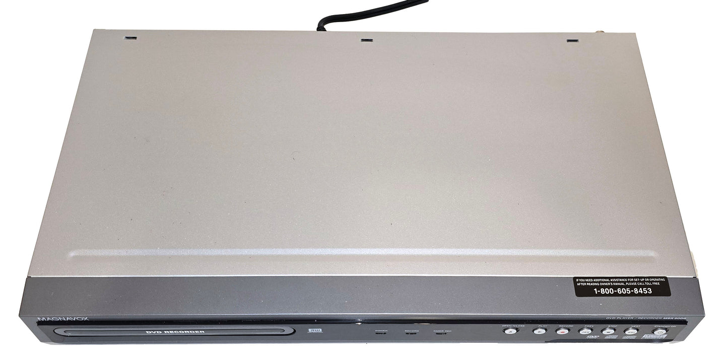 Magnavox MSR90D6 DVD Recorder - Top