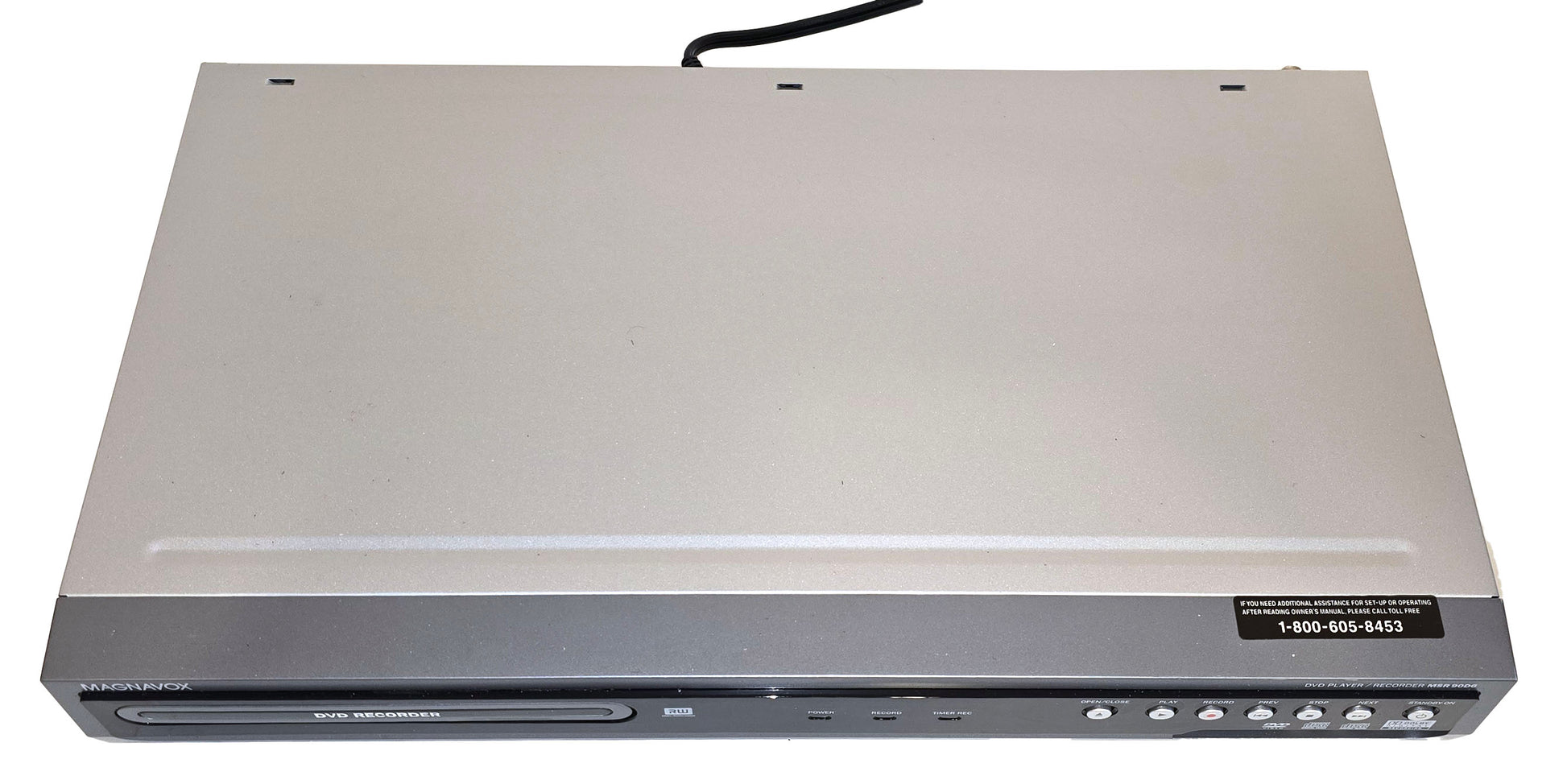 Magnavox MSR90D6 DVD Recorder - Top
