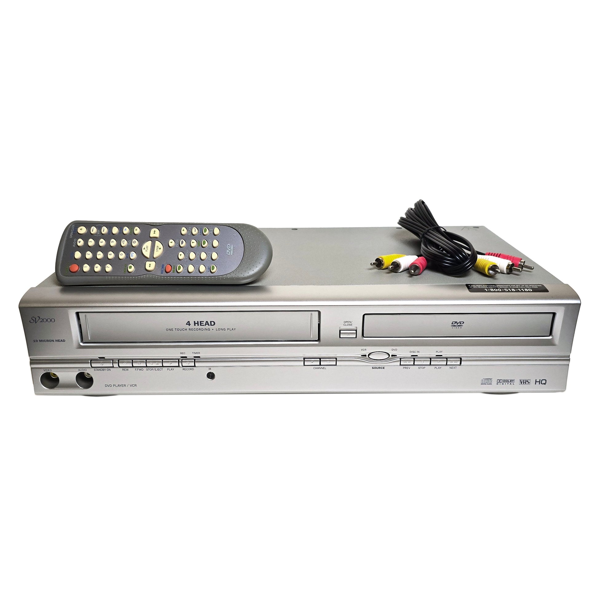SV2000 WV806 VCR/DVD Player Combo