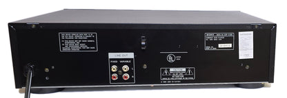 Sony CDP-C535 5-Disc Carousel CD Changer - Rear