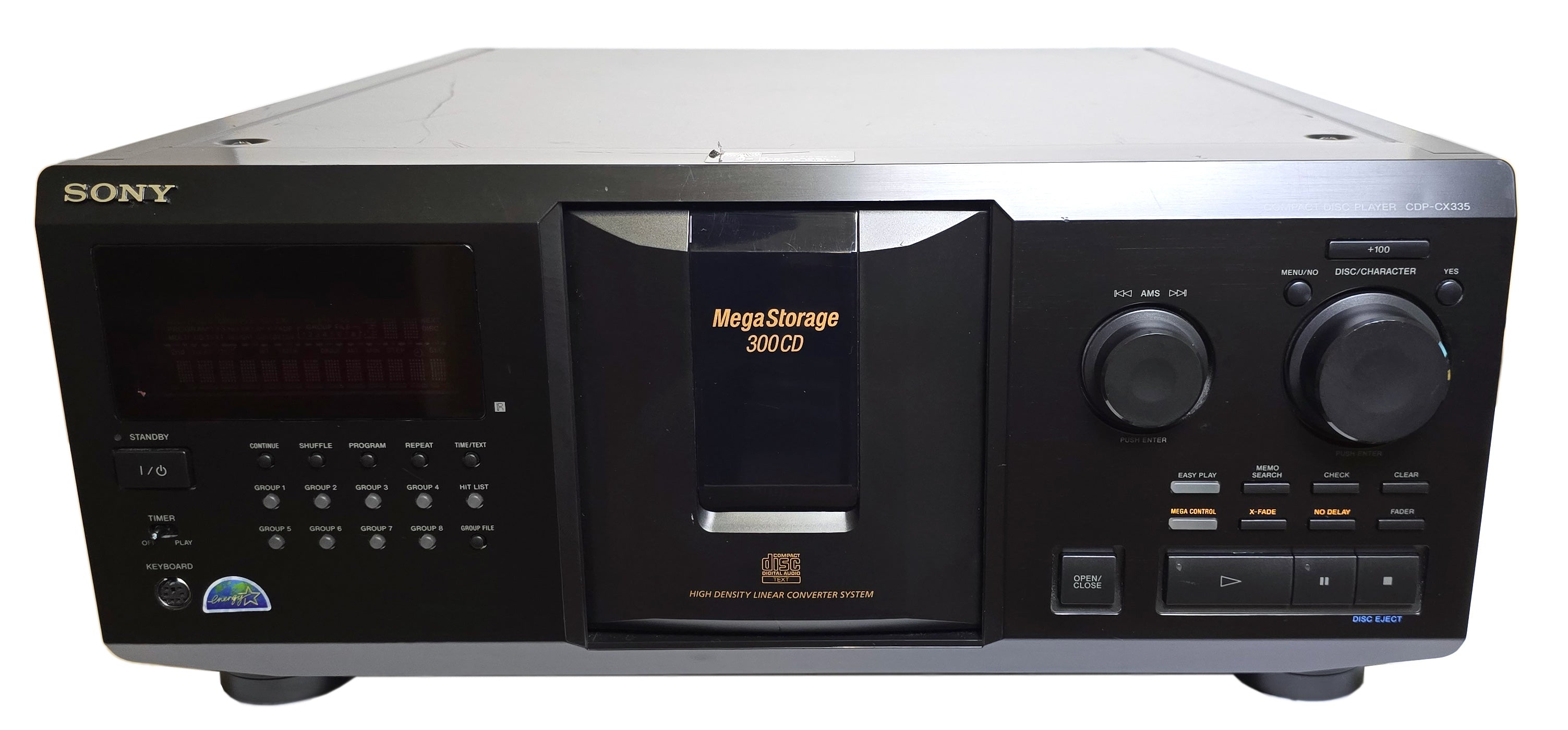 Sony CDP-CX335 MegaStorage 300 CD Changer Player – VCR-DVD.com