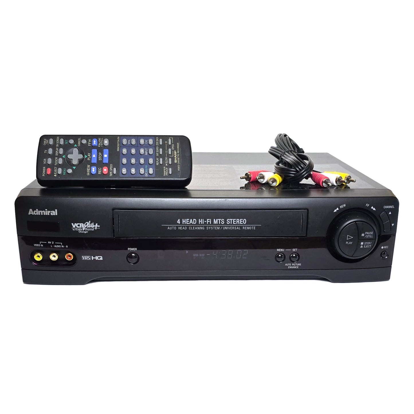 Admiral JSJ20934 VCR, 4-Head Hi-Fi Stereo