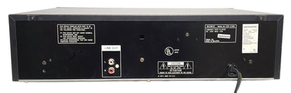 Sony CDP-C365 5-Disc Carousel CD Changer - Rear