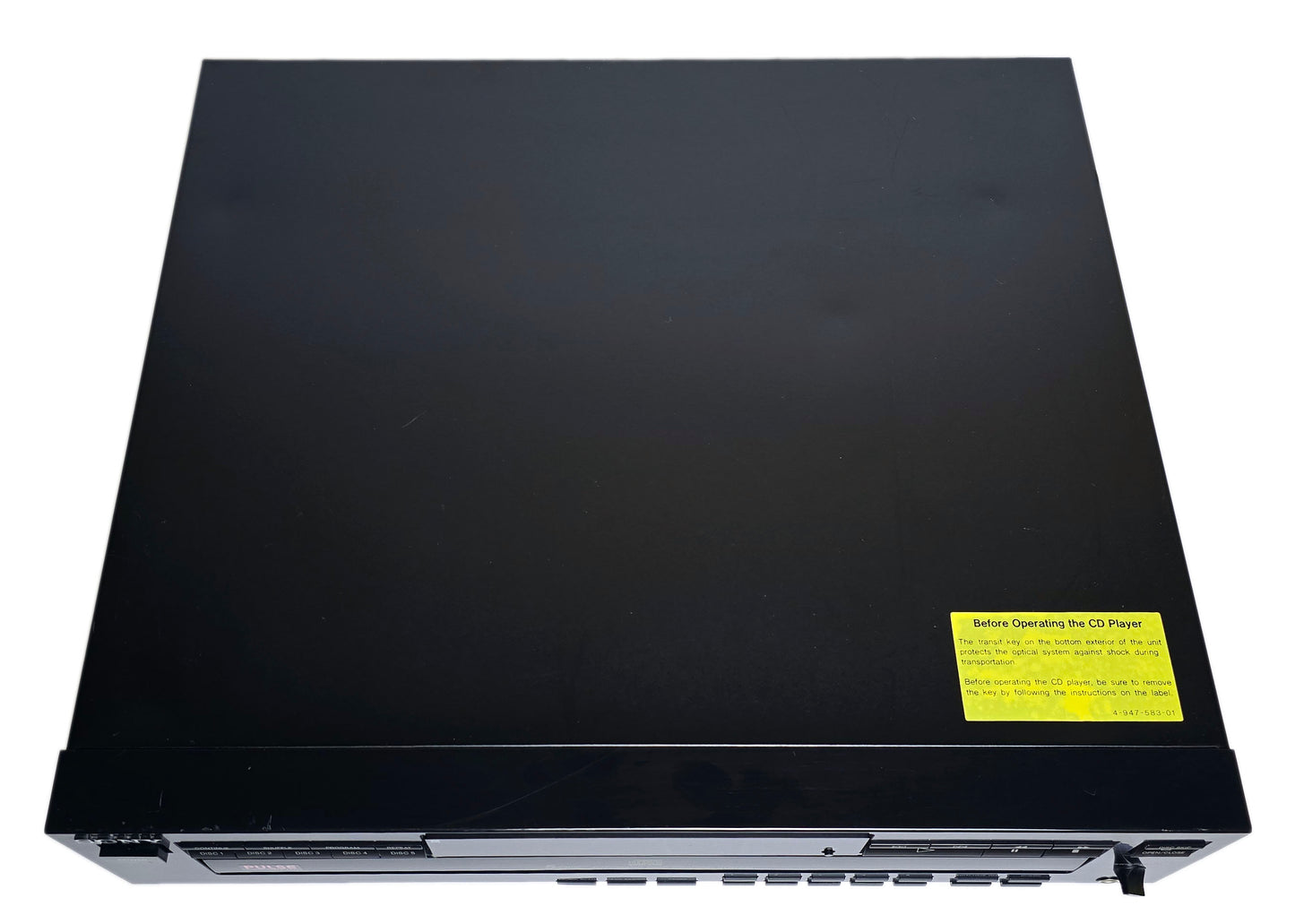 Sony CDP-C425 5-Disc Carousel CD Changer - Top