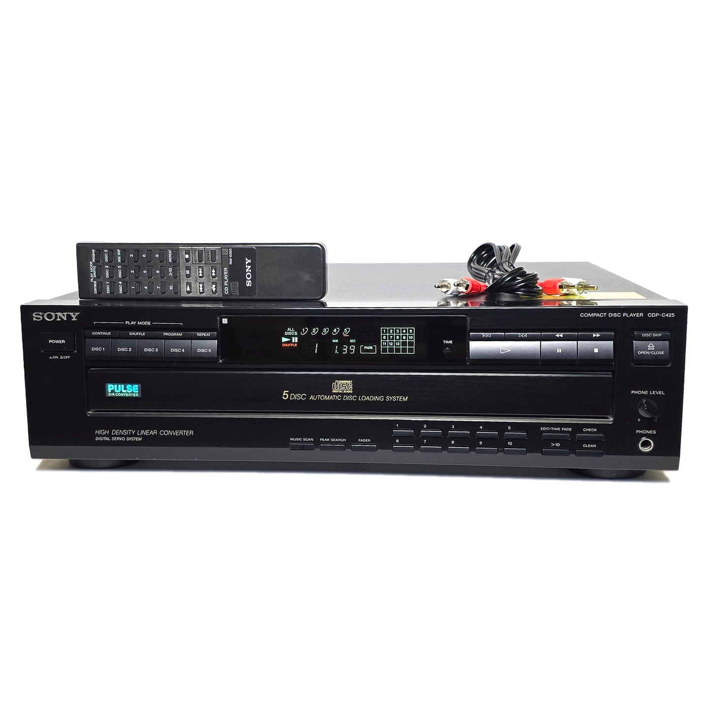 Sony CDP-C425 5-Disc Carousel CD Changer