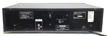 Sony CDP-C345 5-Disc Carousel CD Changer - Rear