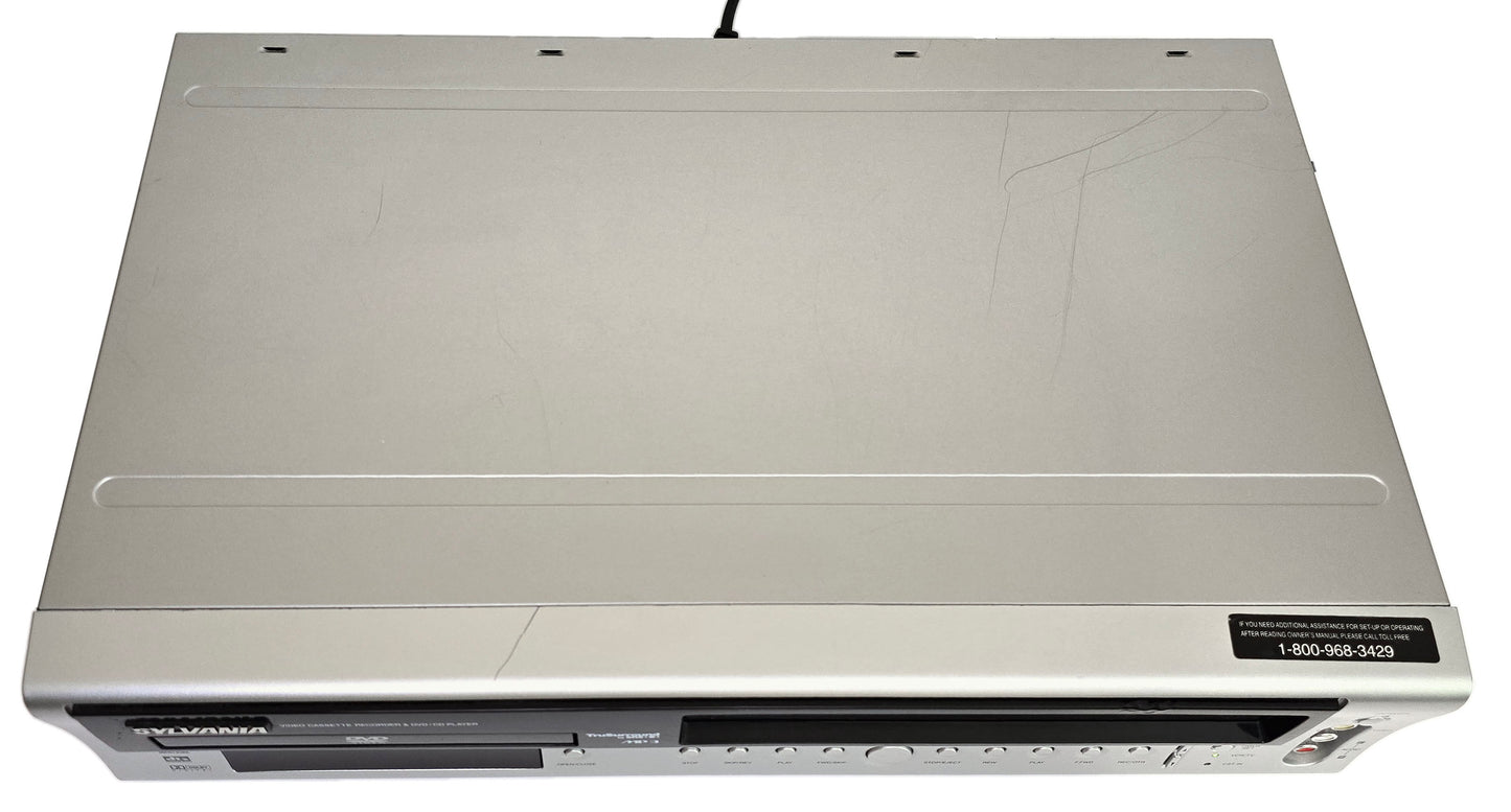 Sylvania DVC850C VCR/DVD Player Combo - Top