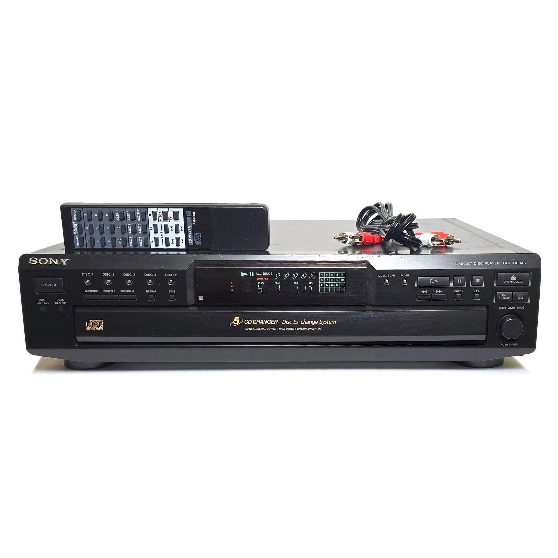 Sony CDP-CE345 5-Disc Carousel CD Changer