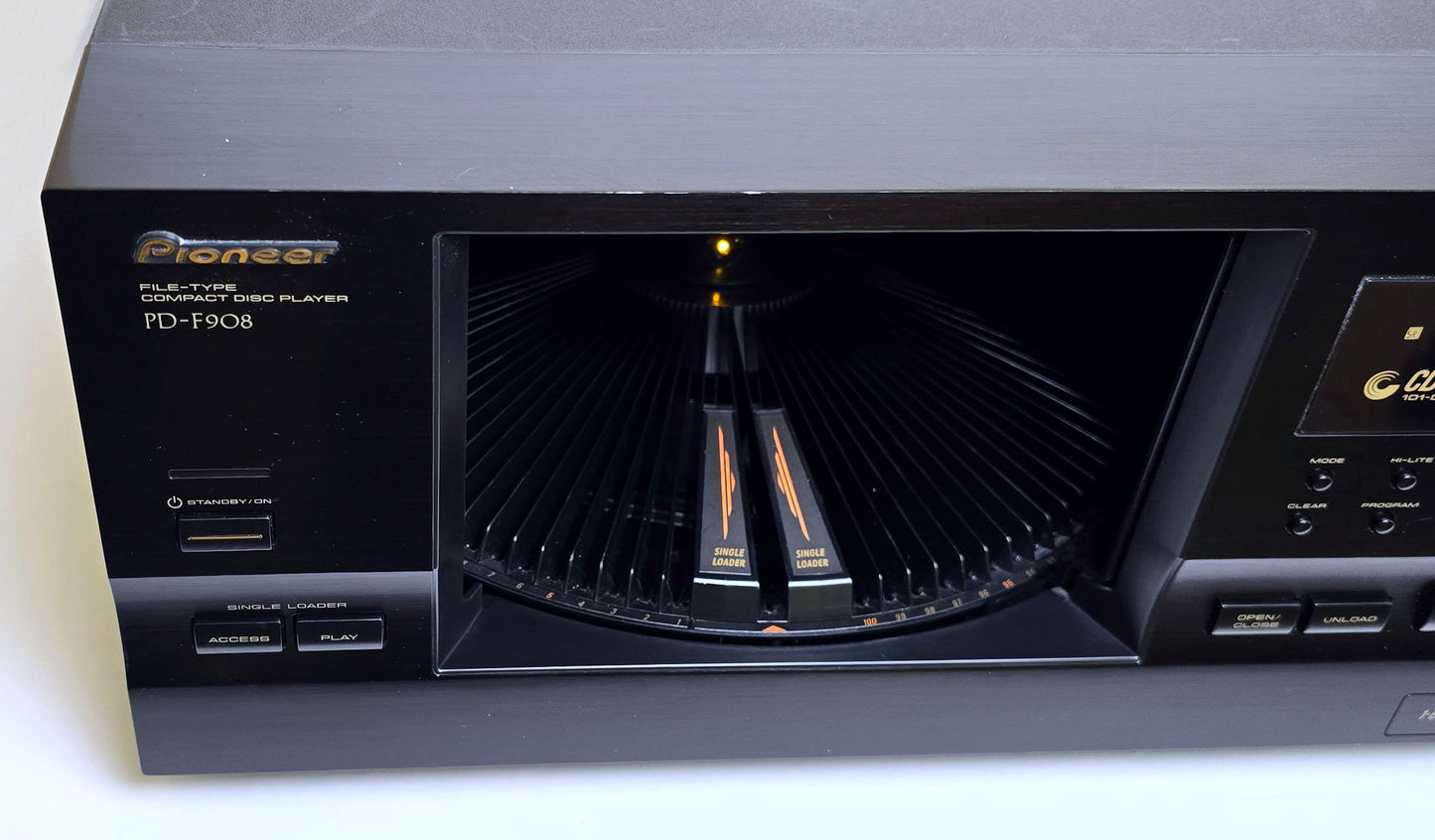 Pioneer PD-F908 100+1 CD Changer - Loading Door Open